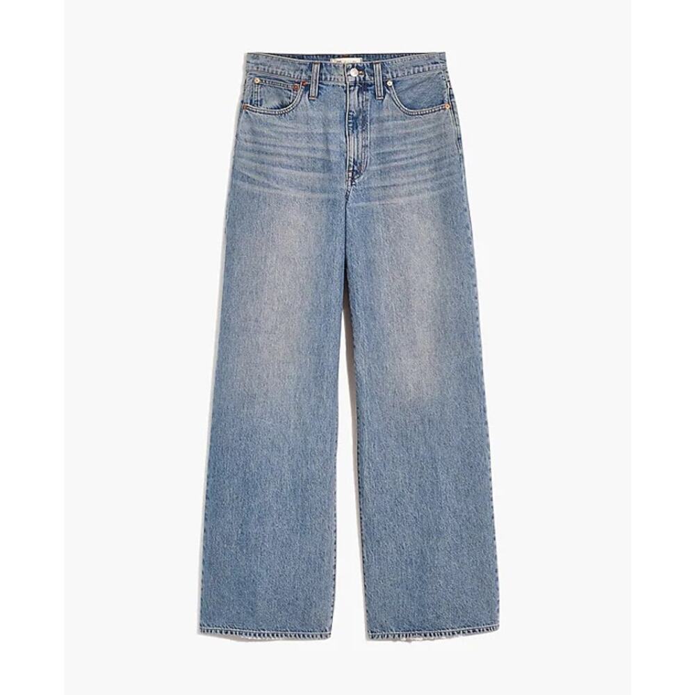 Madewell Superwide-Leg 90's Inspired Jeans in Light Eastchester Wash 28